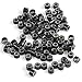 TLHOME Hair Extension Kit Pliers + Pulling Hook + Bead Device Tool Kits + 500pcs Miciro Rings (Black# Beads)
