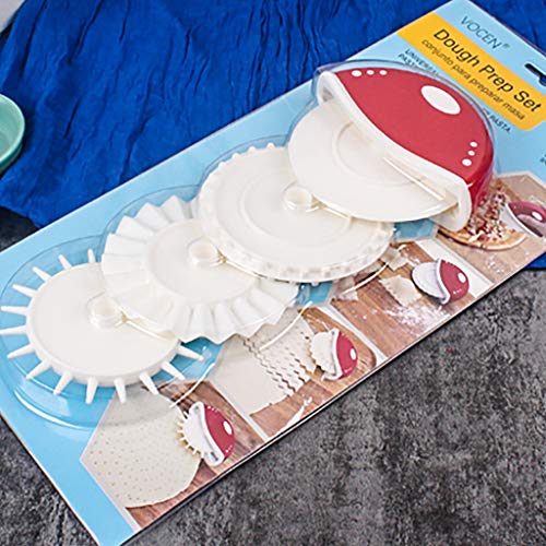 Pizza Cutter,Fheaven Multifunction Pizza Cutting wheel Fluted Wheel Dough Prep Set Tool Pizza Cutter