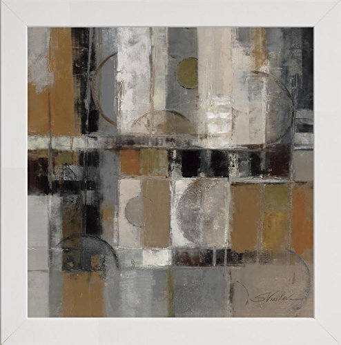 Frame Company Watson Range Circles and Squares by Silvia Vassileva, Photo Frame - 40 x 40 cm, White