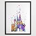 Dignovel Studios 8X10 Unframed Girl Blowing Dandelion of Music Notes Music Lover Studio Imagination Watercolor Art Print Poster Wall Art Nursery Kids Office Home Decor DN612