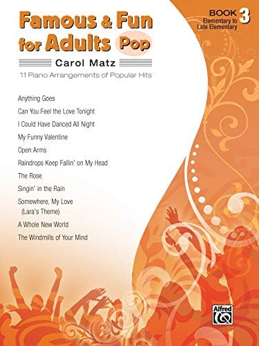 Famous & Fun for Adults -- Pop, Bk 1: 11 Piano Arrangements of Popular Hits