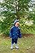 Oakiwear Kids Rubber Rain Boots With Easy-On Handles, Shark Frenzy, 1Y US Little Kid