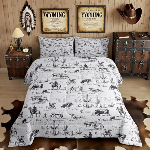Feelyou Western Comforter Set Queen Size