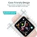 MP-MALL [6-Pack Screen Protector for Apple Watch 40mm / 38mm (Series 4/3/2/1 Compatible), Anti-Bubble Liquid Skin Screen Protector Flexible Film, Lifetime Replacement Warranty