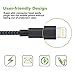 iPhone Cable,Aonsen 3Pack 6FT Charging Cord Nylon Braided - USB Lightning Cable Charger for iPhone 7,SE,5,5s,6,6s,6 Plus,iPad Air,Mini,iPod(Navy & Black)