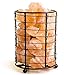 HemingWeigh Himalayan Salt Chips, Lamp in Metal Cylinder Electric Wire & Bulb Included (6 inc)