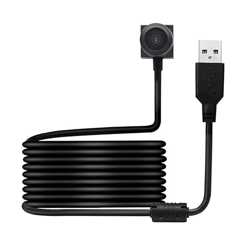 PEGATISAN Webcam HD 1080P Eye Contact Camera with Microphone 120