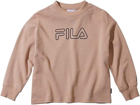 Amazon Nissen ニッセン ボーイズ 長袖 Fila フィラ ｂｉｇシルエット裏毛トレーナー 女の子 子供服 ダスティピンク 100 アウトドア ボーイズ 通販