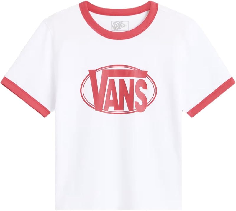 T-shirt W Central Chest Ringer, cor branca, L