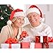 Frienda 3 Pairs Old Man Costume Glasses Santa Glasses Gold Round Glasses Clear Lens Glasses for Men Women Christmas Dress Up Accessories
