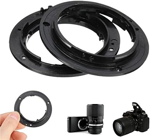 2PCs Rear Bayonet Mount Ring Replacement Part For Nikon 18-55 18-105 18-135mm Camera