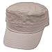 Solid Castro Cadet Cap - 100% Cotton Hat - Adjustable Velcro Back