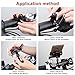 Metal bike phone mount, Doonny Bicycle Handlebar & Motorcycle holder cradle clamp with 360 degree rotation, Universal phone holder upto 4.13