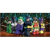 Lego Batman Wall of Justice Beach Towel