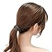 DEEKA Rhinestone Glitter Ponytail Holder Cuffs Elastic Hair Tie Band Pack of 3 for Women