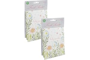 WILLOWBROOK | Fresh Scents Scented Sachet Packet | Baby Powder | Air Freshener Bags for Drawers, Closets, Cars | 6 Pack | Long Lasting Home Fragrance