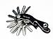 MAXUR Compact Key Holder - Improved Screw Design-Convenient to use- Resistant Zinc Alloy Frame & Anti Loosening Washer Screws-S Hook-Designed Bottle Opener-Smart Key Organizer-Nice Key Fob
