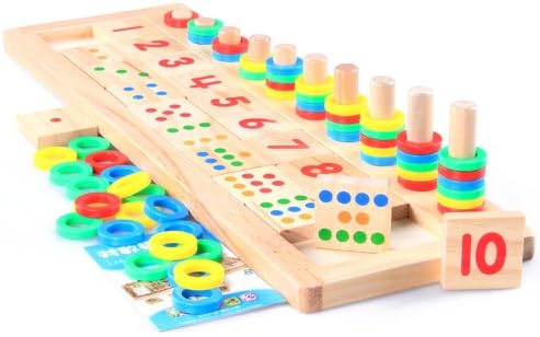 Montessori Wooden Children's Mathematics Enlightenment Logarithmic Game Board