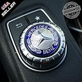 Mercedes-Benz Car AMG Style Interior Multimedia Control Decal Sticker Badge Decoration Logo