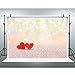Maijoeyy 7x5ft Valentine's Day Red Love Photography Backdrops Sparkles Photo Studio Background Props 551898808