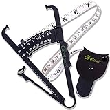 Care Touch Skinfold Body Fat Caliper Set, Care Touch Measure Tape Included