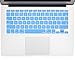 Kuzy Keyboard Silicone Cover Skin for Macbook/Macbook Pro 13-Inch/15-Inch/17-Inch Aluminum Unibody fits MacBook with or without Retina Display - Sky Blue
