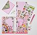 Rachel Ellen Tropical Flamingo Design Writing Kit, Girls Stationery Paper Letter Set, Stickers, Envelope Seals