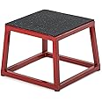 Titan Fitness Pro-Duty Steel 12" Plyometric Box Set, Anti-Slip Plyo Box Jump Platform, Home Gym Conditioning and Strength Training Exercises, Perform Box Jumps, Step Ups, Dips, Push Ups