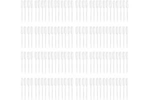 ANYUMOCZ 300PCS 1ml Disposable Plastic Clear Liquid Dropper Transfer Pipette Eye Droppers,Volumetric Pipettes,Essential Oils Pipettes
