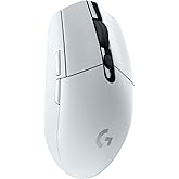 Logitech G305 Lightspeed Wireless Gaming Mouse, Hero Sensor, 12,000 DPI, Lightweight, 6 Programmable Buttons, 250h Battery, On-Board Memory, Compatible with PC, Mac - White