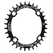 CYSKY Narrow Wide Chainring Oval 104BCD 32T 4 Bolts Bike Single Speed Chainring Perfect for Most Bicycle Road Bike Mountain Bike BMX MTB Fixie Track Fixed-Gear Bicycle (Black)