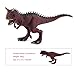 A-Parts Carnotaurus Purple Toy Figure Jurassic Dinosaur Toys Model Collection Gift for Xmas Birthday