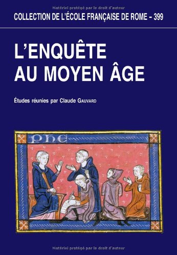 L' enquête au Moyen âge