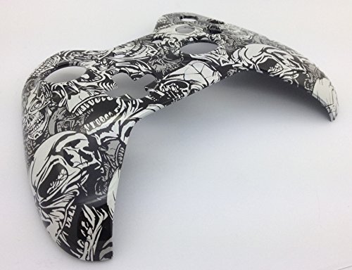 E-MODS GAMING® WHITE ZOMBIE Pattern Hydro Dipped Front Shell Cover Mod for Xbox One Controller