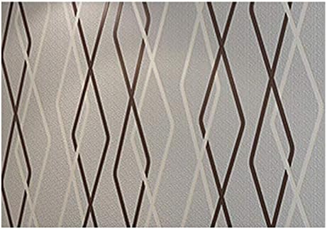 Wallpaper 3D Three-Dimensional Bump line Bedside Sofa Non-Woven Wallpaper Background Wall Gray