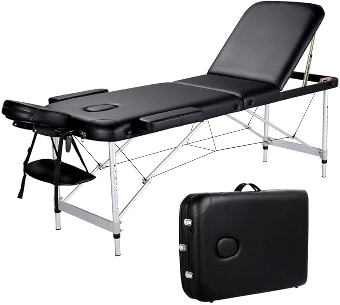 Yaheetech Pro Portable Massage Table, Lightweight Folding Facial SPA