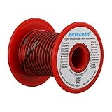 BNTECHGO 22 Gauge Silicone wire spool red and black each 25ft Flexible 22 AWG Stranded Copper Wire