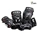JBM BMX Bike Knee Pads and Elbow Pads with Wrist Guards Protective Gear Set for Biking, Riding, Cycling and Multi Sports Safety Protection: Scooter, Skateboard, Bicycle, Inline skatings