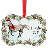 Grey Connemara Pony Christmas Ornament 2024