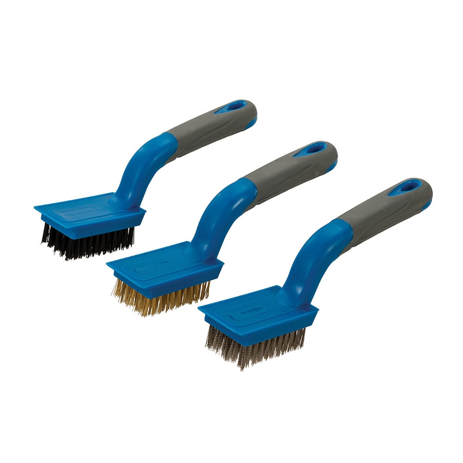Silverline Medium Wire Brush Set 3pce 5 Row (596171)