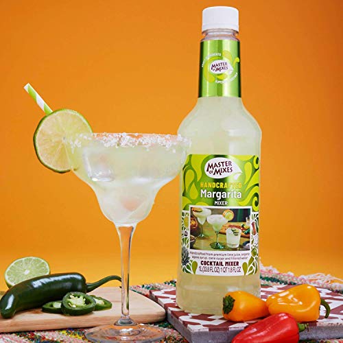 Master of Mixes Margarita Drink Mix, Ready To Use, 1 Liter Bottle (33.8