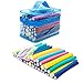 Hair Rollers Curlers Flexible Foam Flexi-Rods No Heat Bendy Curling 42-Pack 7â€ Twist-Flex Rods For Short, Medium And Long Hair Accessories For Women Girls