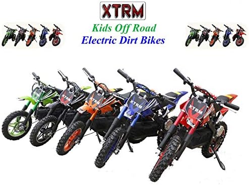 XTRM KIDS ELECTRIC DIRT BIKE - Motocross Childrens Off Road Sports Enduro Mx Racing CE Approved Mini Bike 14" Wheel 800w 36v