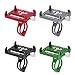 XOSS Bike Cellphone Holder, Mobile Support for Mountain Bike Bicycle Handlebar & Stem Cellphone Holder Aluminium Alloy Adjustable Mobile Phone Mount for Highway Vehicles (Black)