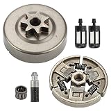 Wellsking Clutch Drum Sprocket + Clutch Fuel Filter Oil Filter for Stihl MS290 MS310 MS390 029 039 Chainsaw Replace 1125 160 2002