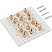 Buyer's Point 7.1 Speaker Wall Plate, Premium Quality Gold Plated Copper Banana Binding Post Coupler Type, with 2 Gang Low Voltage Mounting Bracket Device, for 7 Speakers and 2 RCA Jack for Subwoofer