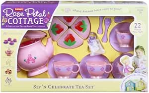 Amazon Com Playskool Rose Petal Cottage Sip Celebrate Tea Set
