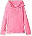 adidas Little Girls' Hooded Long Sleeve Top, Ultra Pop, 6X