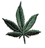 Nipitshop Patches Dark Green Pot Leaf Marijuana