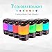 Homestarry USB Car Essential Oil Diffuser Air Refresher Ultrasonic Aromatherapy Diffusers Cool Mist Humidifier with 7 Color LED Lights for Office Travel Home Study Vehicle- Wood Grain